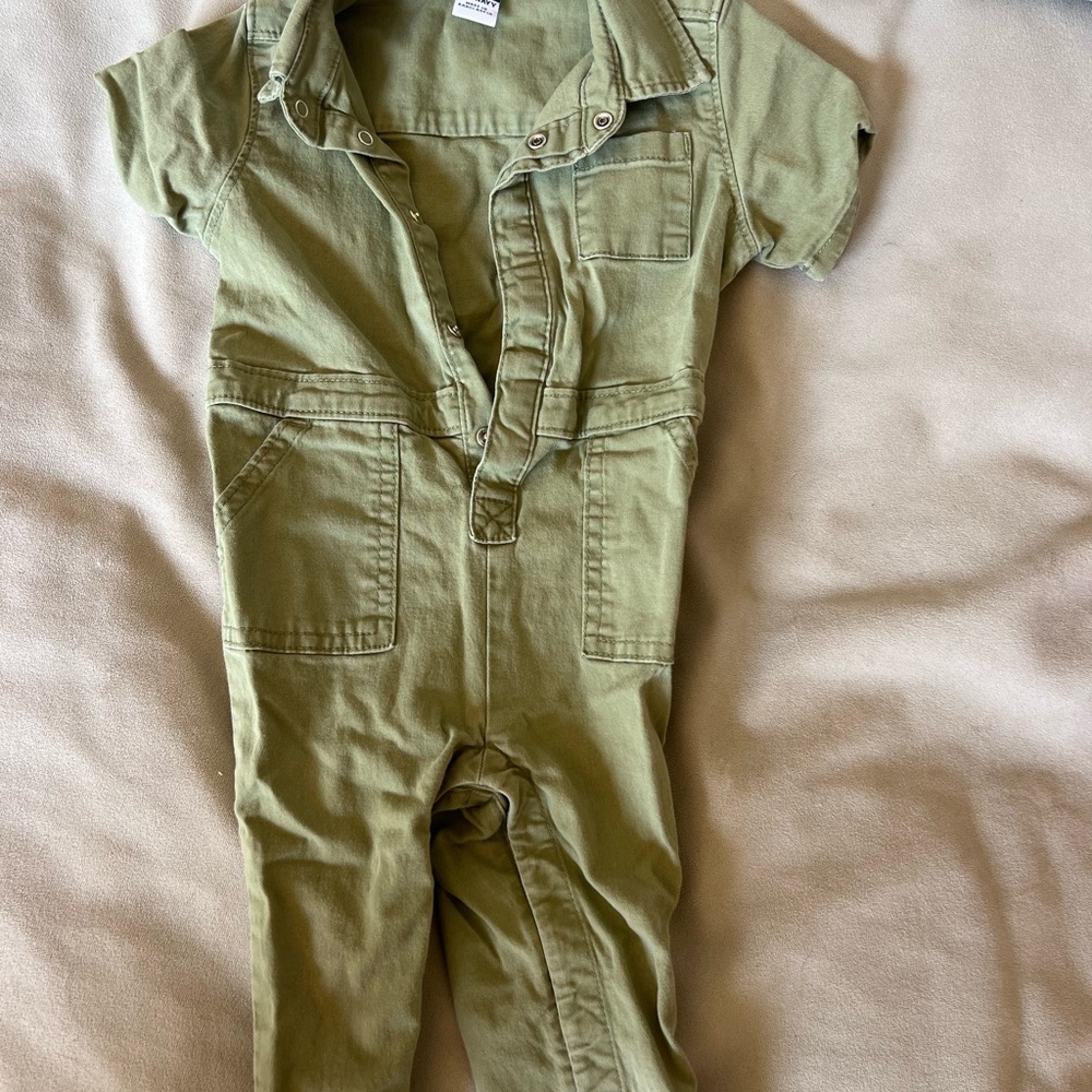 Old Navy Green Utility Overalls